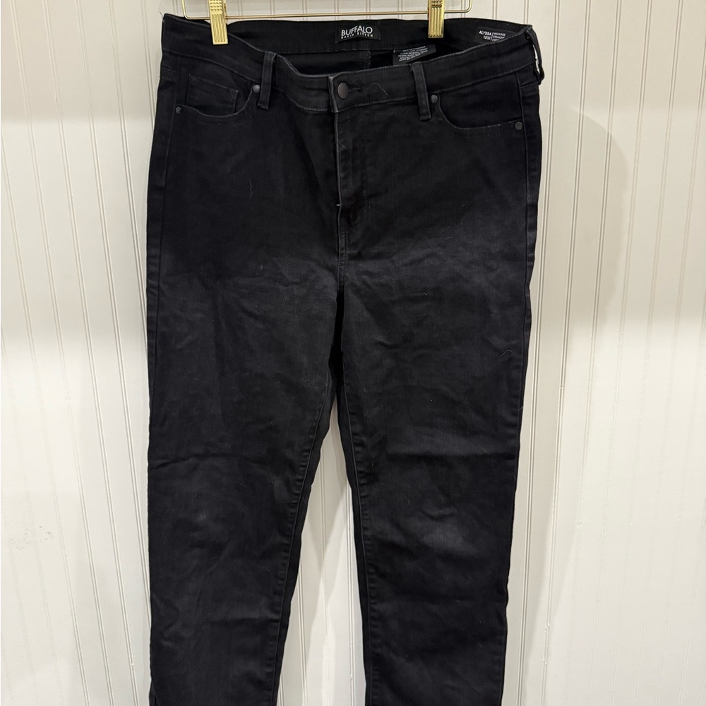 Buffalo David Bitton Women's Straight Leg Black Jeans